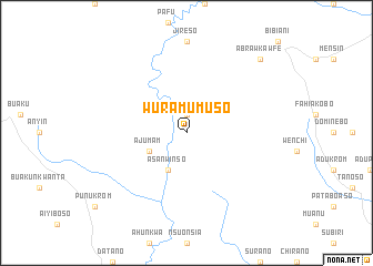 map of Wuramumuso