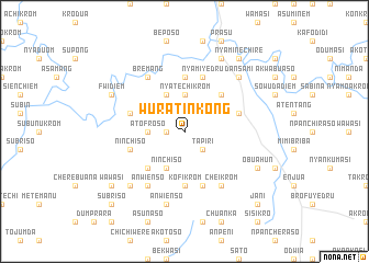 map of Wuratinkong