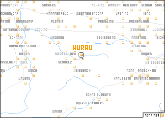 map of Würau