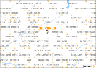 map of Wurbach