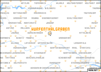 map of Wurfenthalgraben