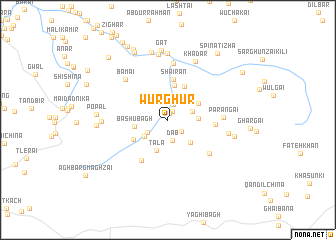 map of Wurghur