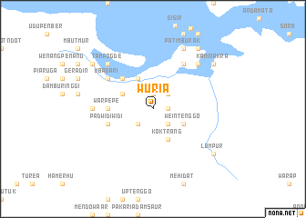 map of Wuria