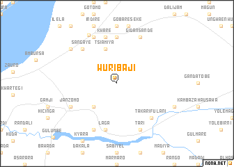 map of Wuribaji