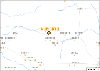 map of Wurisato