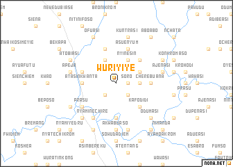 map of Wuriyiye