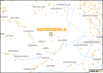 map of Wurmando Mela