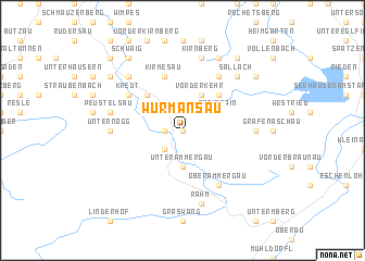 map of Wurmansau