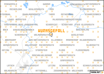 map of Wurmsgefäll