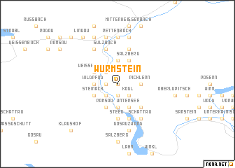 map of Wurmstein