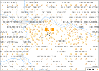 map of Würm