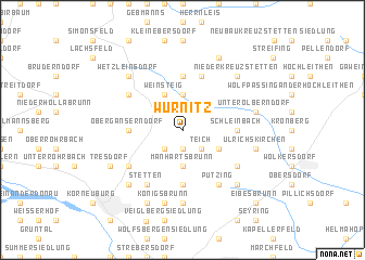 map of Würnitz