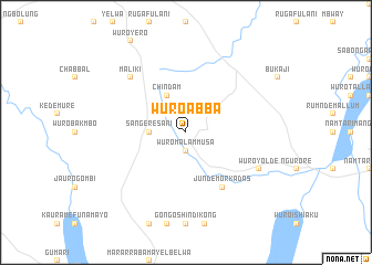 map of Wuro Abba