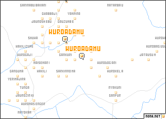 map of Wuro Adamu