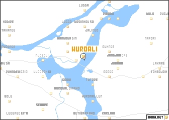 map of Wuro Ali