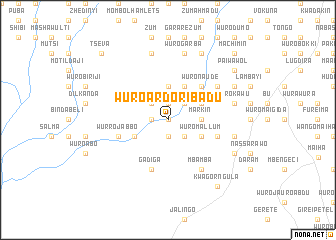 map of Wuro Ardo Ribadu