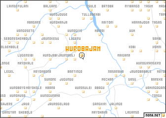 map of Wuro Bajam