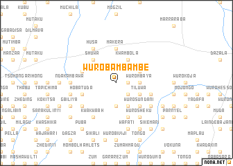 map of Wuro Bambambe