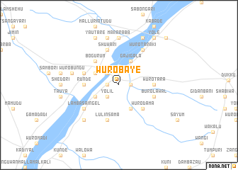 map of Wuro Baye