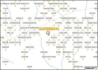 map of Wuro Bokki