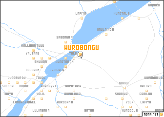 map of Wuro Bongu