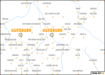 map of Wuro Buba