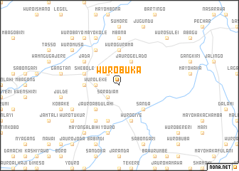 map of Wuro Buka