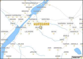 map of Wuro Dama