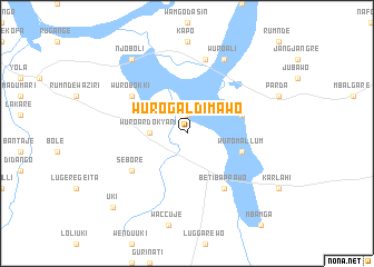 map of Wuro Galdimawo