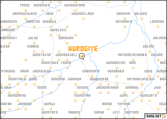 map of Wuro Giye