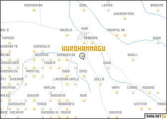 map of Wuro Hammagu