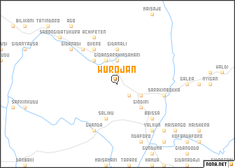 map of Wurojan