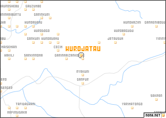 map of Wuro Jatau