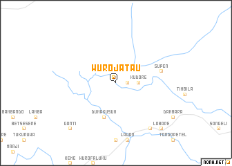 map of Wuro Jatau