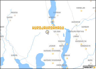 map of Wuro Jauro Amadu