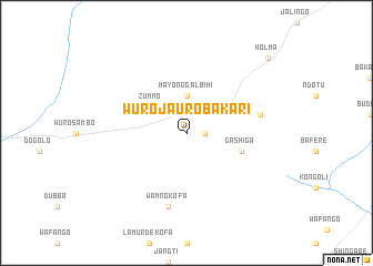 map of Wuro Jauro Bakari