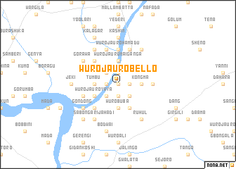 map of Wuro Jauro Bello