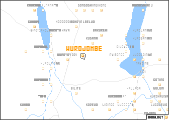 map of Wuro Jombe