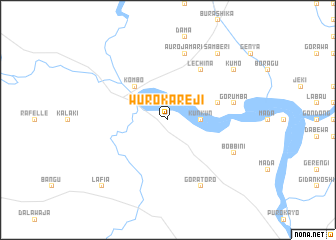map of Wuro Kareji