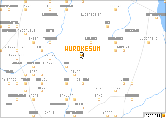 map of Wuro Kesum