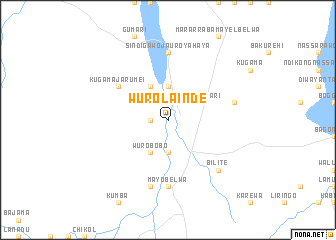 map of Wuro Lainde