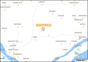 map of Wuro Medi