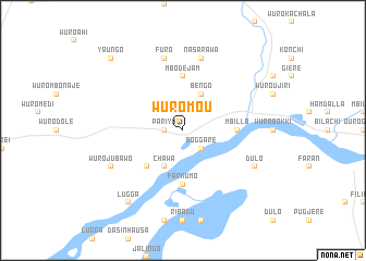 map of Wuro Moʼu