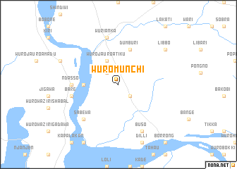 map of Wuro Munchi