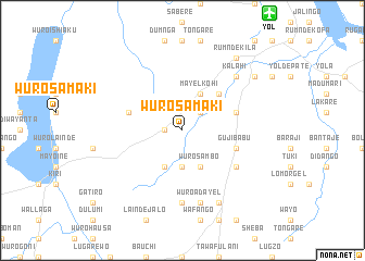 map of Wuro Samaki