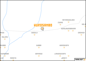 map of Wuro Sambo