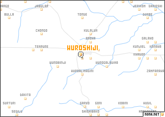 map of Wuro Shiji