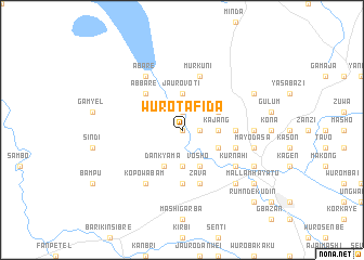 map of Wuro Tafida