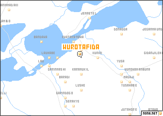 map of Wuro Tafida