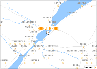 map of Wuro Taraki